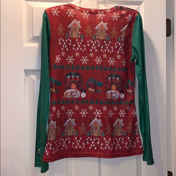 ✨FauxReal Ugly Christmas long sleeve shirt - Picture 4 of 6